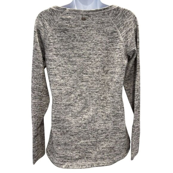 Athleta Gray Heathered Long Sleeve Pullover XS Activewear Top 🌫️‎ - Picture 2 of 7